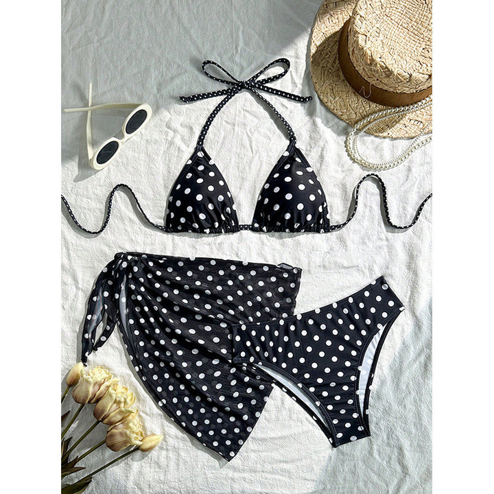 Damen Triangel-Bikini-Set mit passendem Pareo Drune