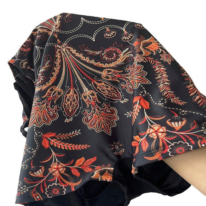 Damen Eleganter Badeanzug mit luxuriösem Floral-Design Drune