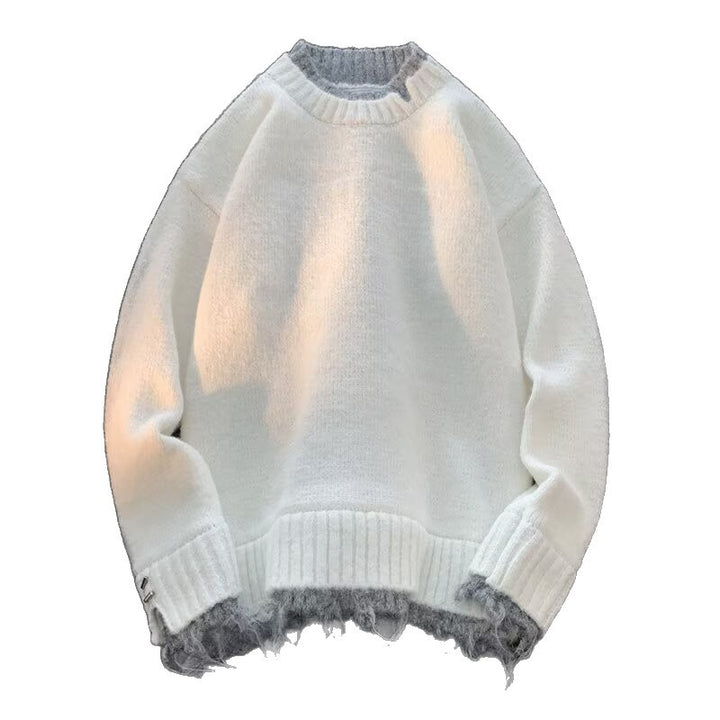 Damen Kuscheliger Oversized Pullover mit raffiniertem Schnitt Drune