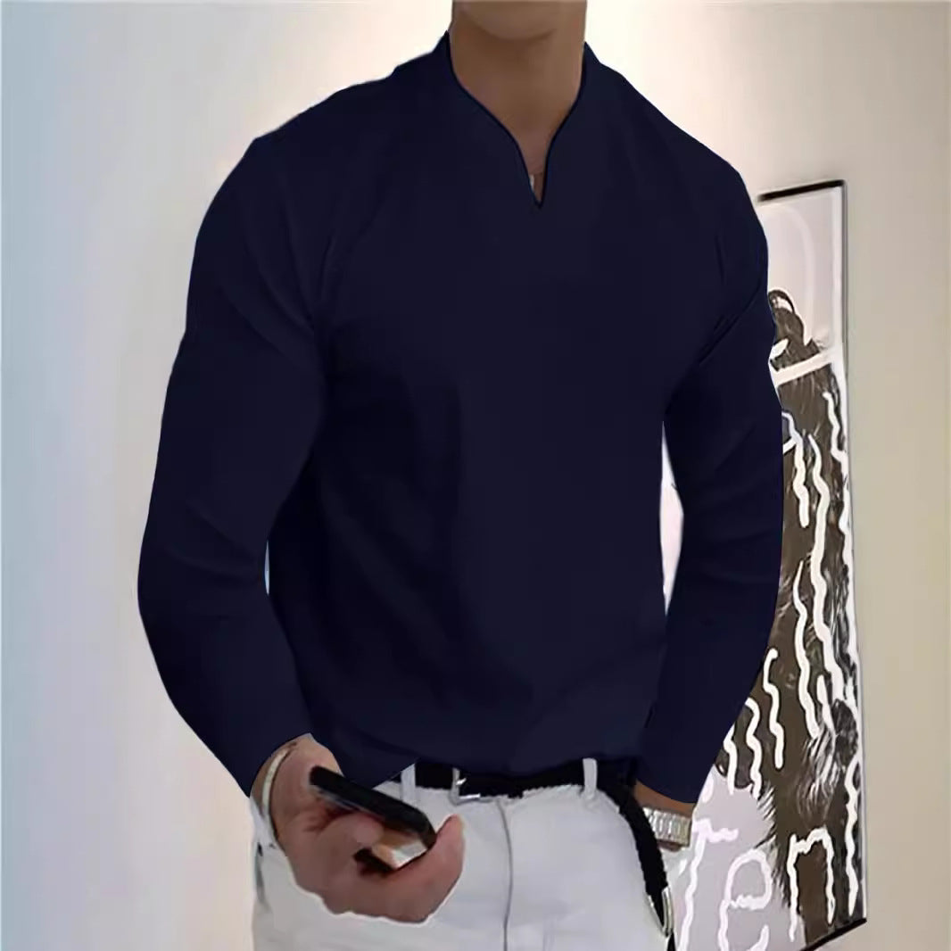 Herren Lässiges Langarmshirt Drune