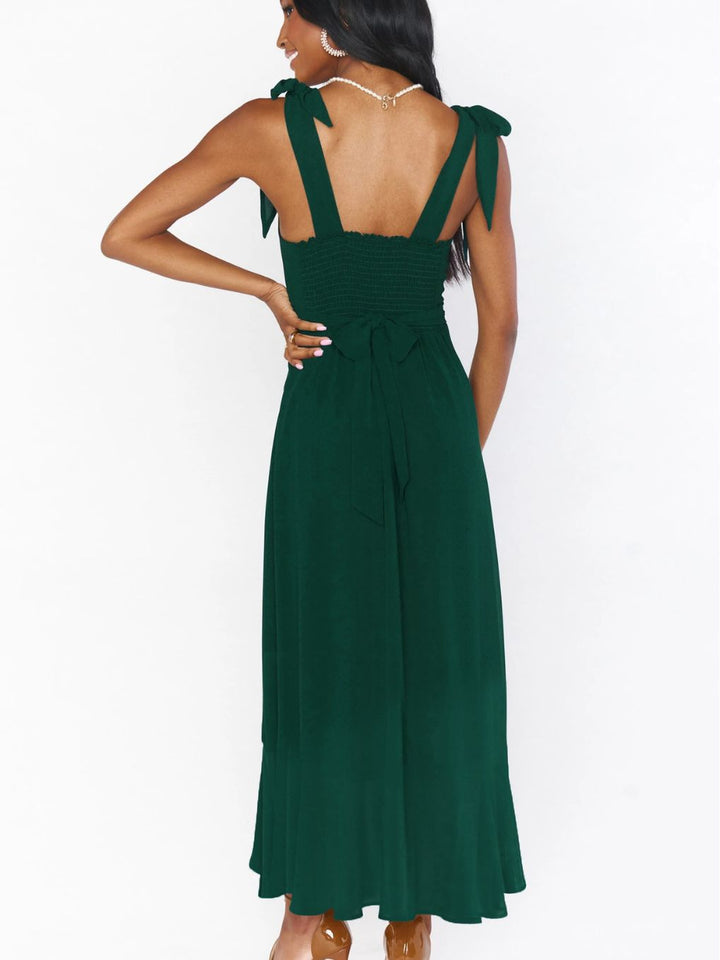 Damen Maxikleid mit elegantem Schnitt und seitlichem Schlitz Drune