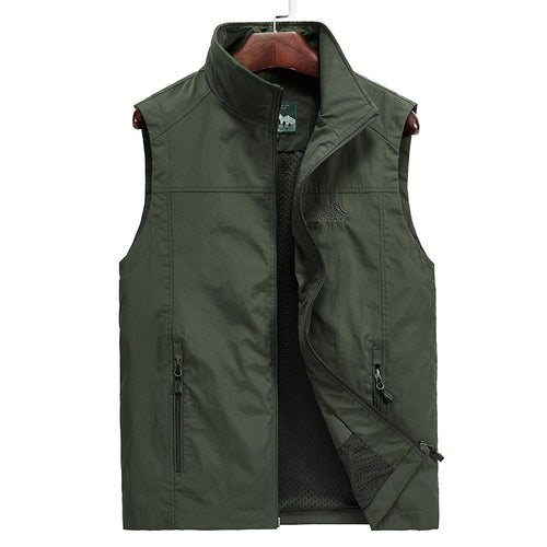 Herren Leichte Outdoor‑Softshellweste mit atmungsaktivem Meshinnenfutter und verdeckten Reißverschlusstaschen Drune