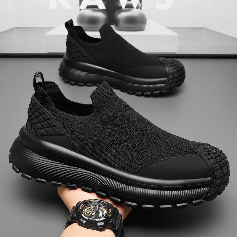 Damen Komfortable Slip-On Sneakers für den Alltag mit rutschfester Sohle und atmungsaktiver Konstruktion Drune
