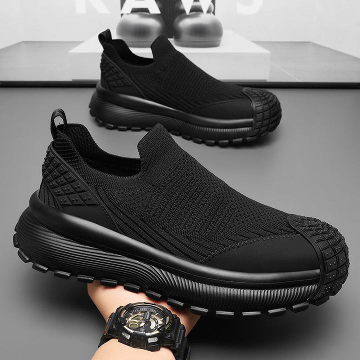 Damen Komfortable Slip-On Sneakers für den Alltag mit rutschfester Sohle und atmungsaktiver Konstruktion Drune