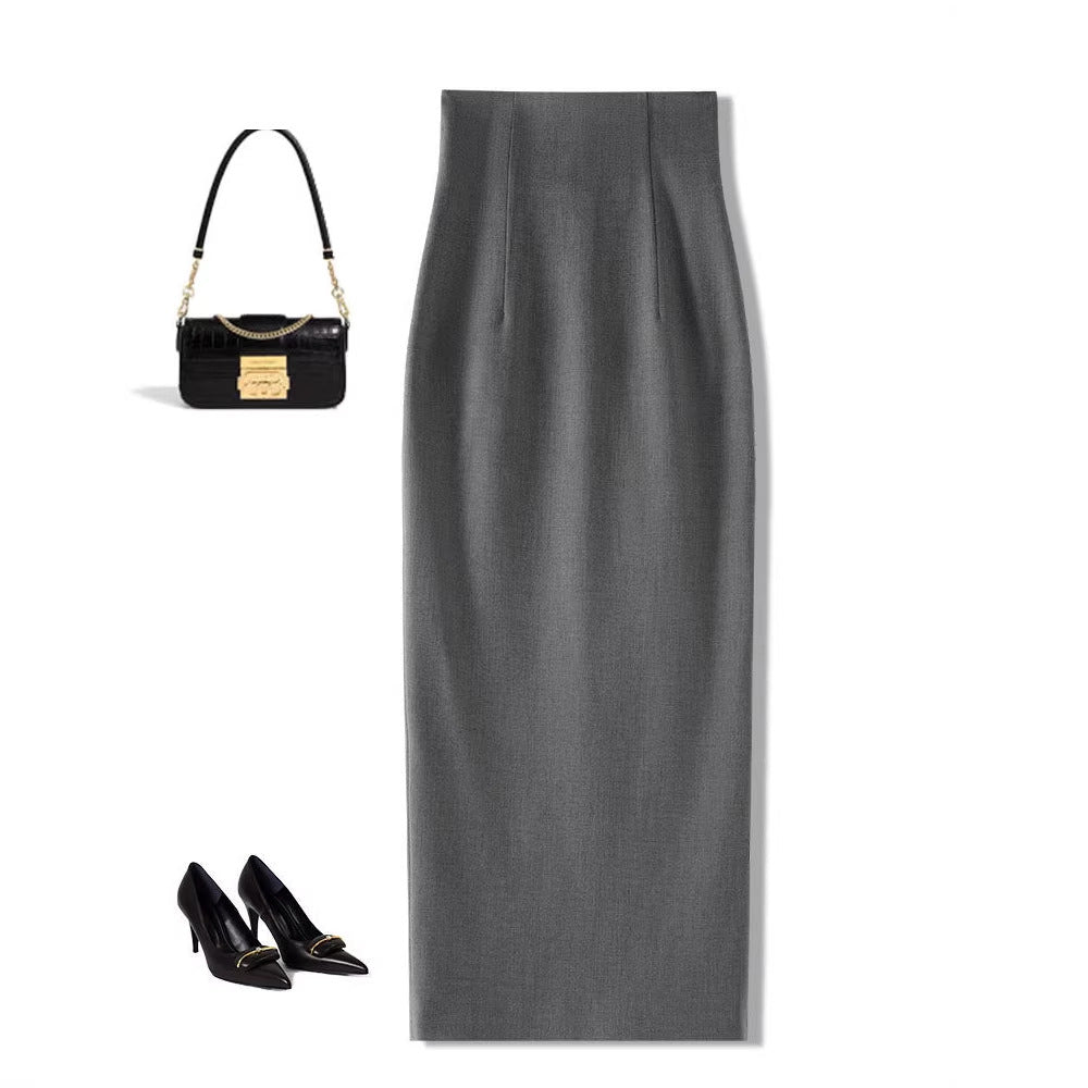 Damen Elegante Bleistiftrock Drune