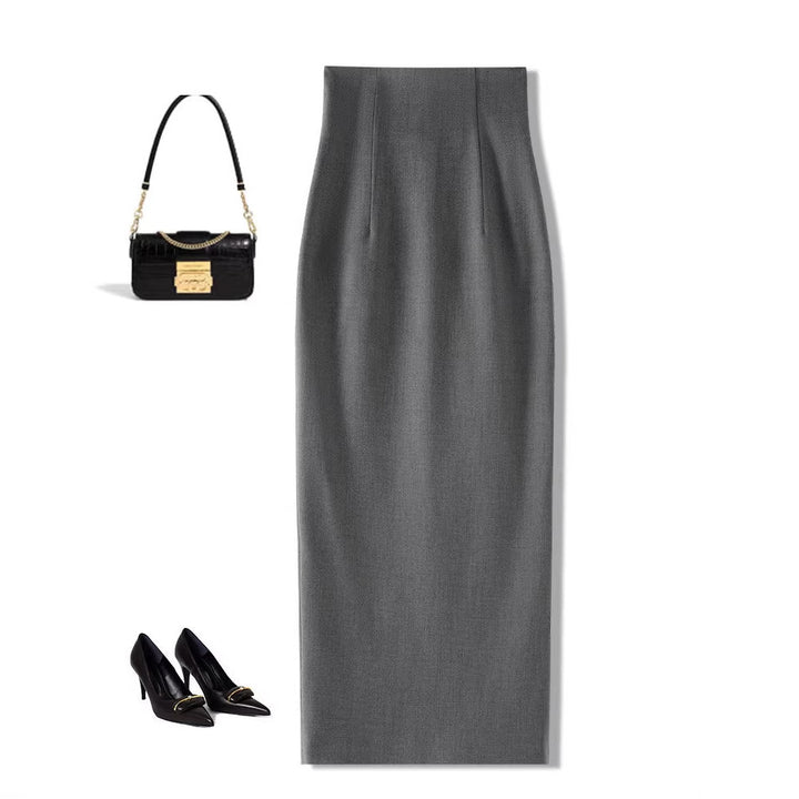 Damen Elegante Bleistiftrock Drune