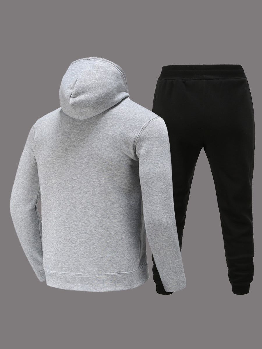 Damen Sportliches Hoodie- und Jogginghose-Set mit kreativen Grafikdesigns Drune