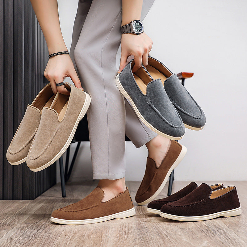 Herren Elegante Mokassins aus weichem Wildleder