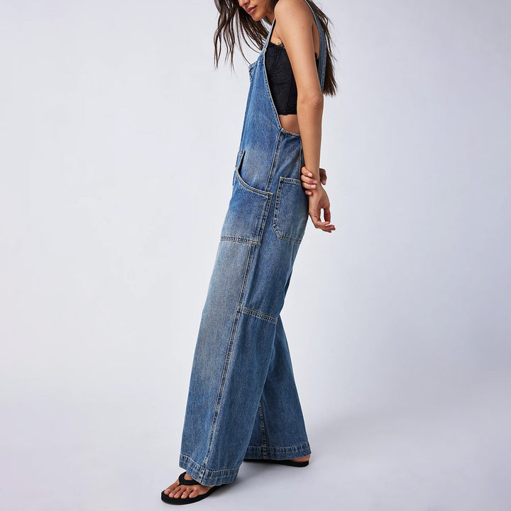 Damen Jeanslatzhose Drune