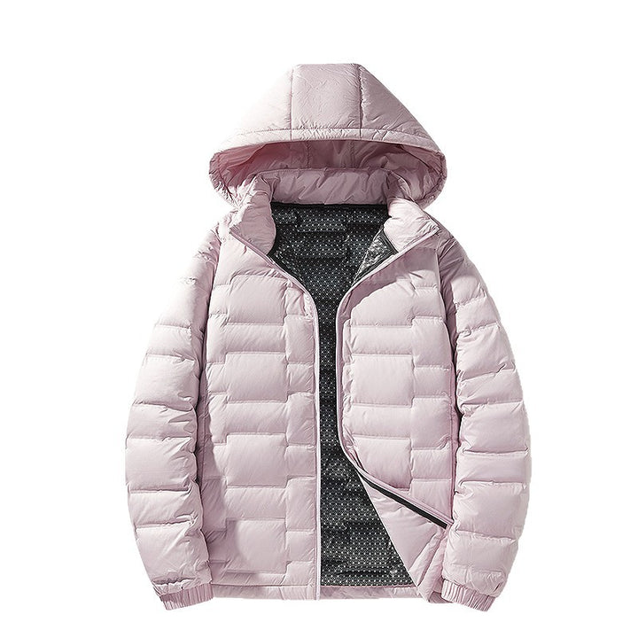 Herren Ultraleichte Steppjacke mit Kapuze und Thermofutter Drune