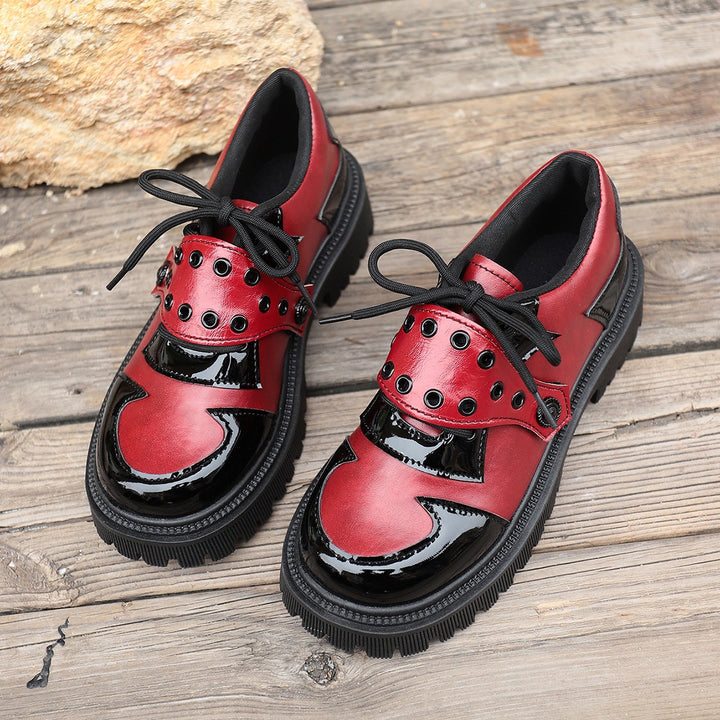 Damen Modische und bequeme Schnürschuhe Drune