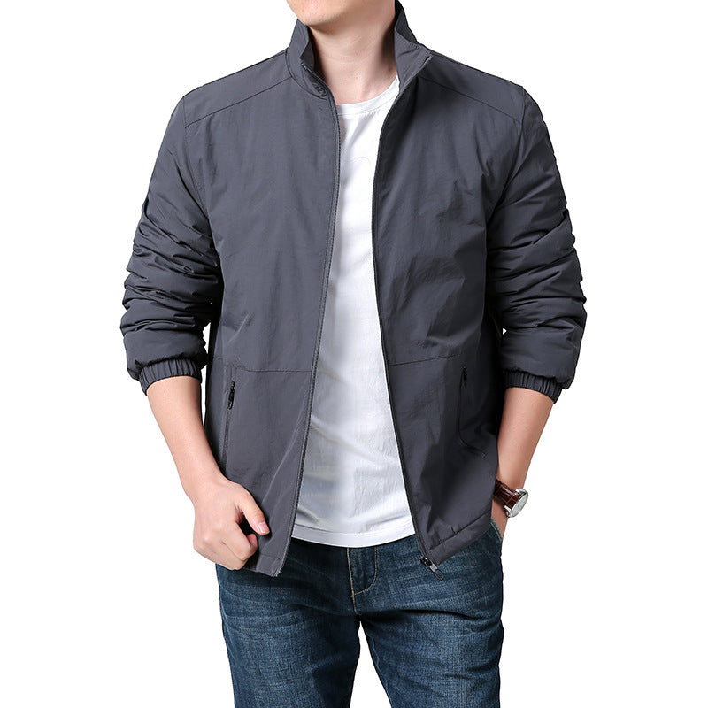 Herren Leichte Übergangsjacke mit elastischen Bündchen Drune