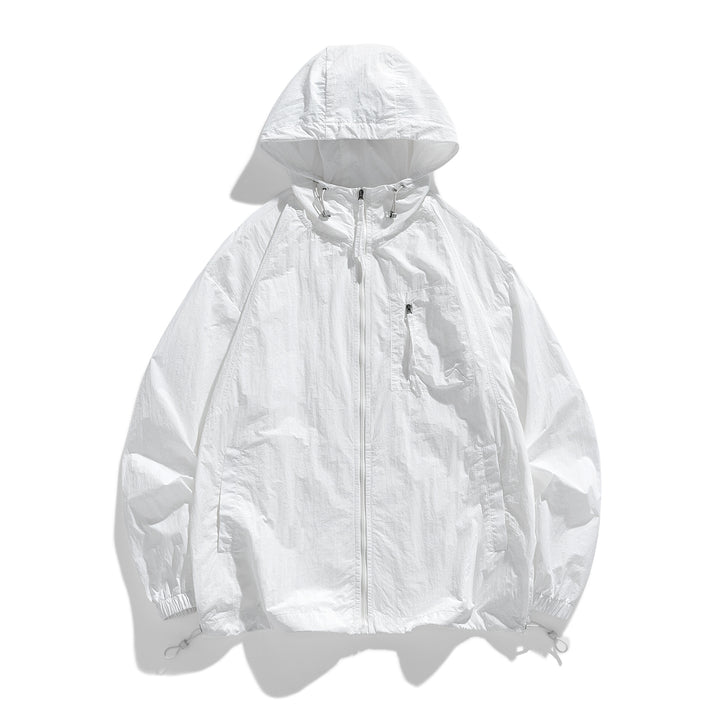 Herren Leichte Windjacke mit Kapuze