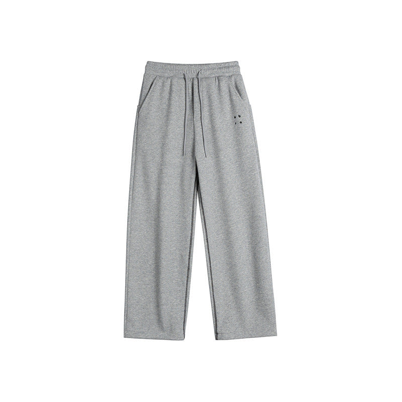 Damen Sweathose mit weitem Bein, elastischem Bund und Tunnelzug Drune