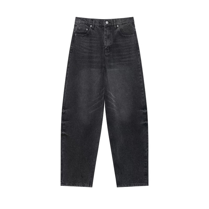 Damen Hochtaillierte weite Streifenjeans im Retro‑Look Drune
