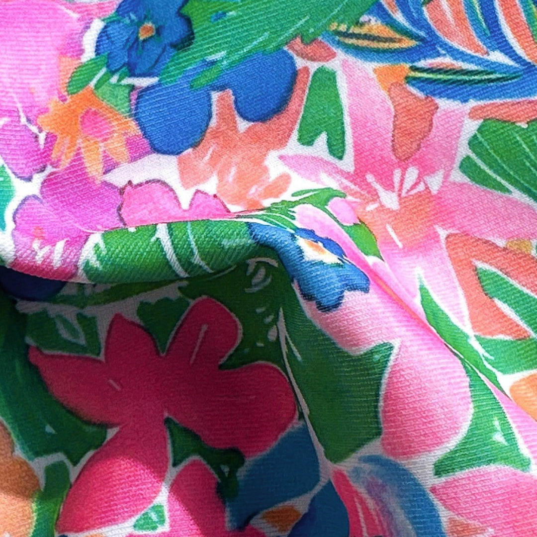 Damen Triangel-Bikini mit floralem Design Drune