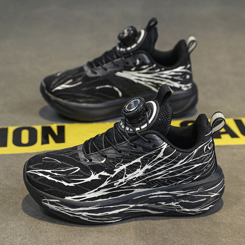 Unisex auffällige Plateau-Sneaker mit Schnelljustier-System und skulpturierter Wellenlaufsohle Drune