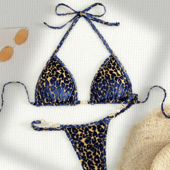 Damen Triangel-Bikini mit dekorativen Akzenten und raffiniertem Schnitt Drune