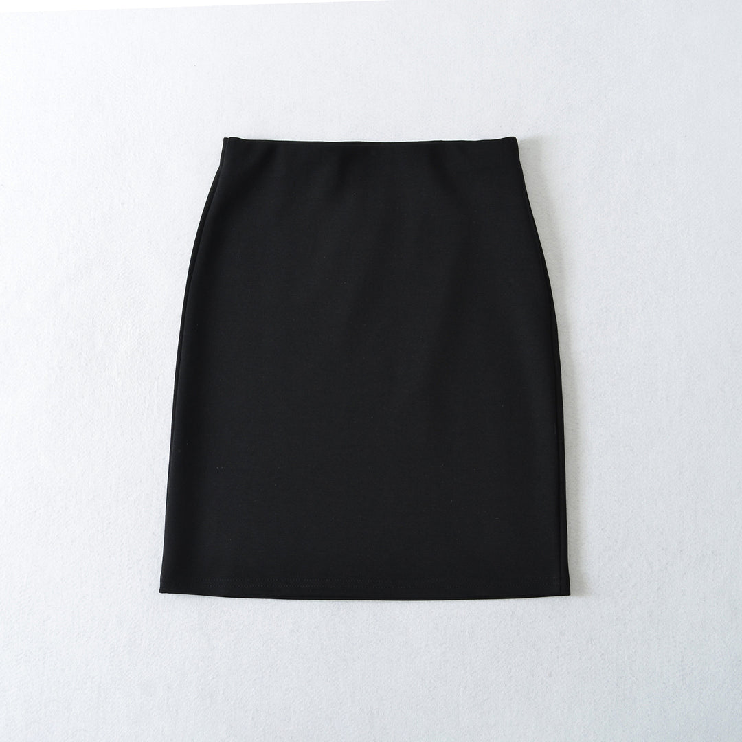 Damen Figurnaher Jersey-Bleistiftrock mit hohem Bund und stretchigem Komfortmaterial Drune