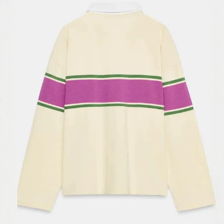 Damen Feinstrick-Poloshirt-Cardigan mit kurzem Arm und durchgehendem Reißverschluss Drune
