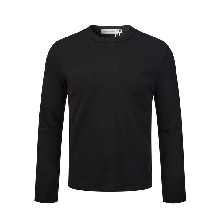 Unisex Feines Langarm-Basicshirt mit Rundhals und schmaler Passform Drune
