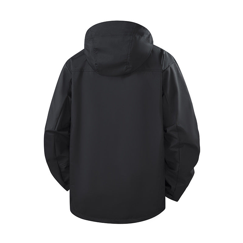 Herren Leichte wasserdichte Kapuzen-Softshelljacke mit atmungsaktiver Membran Drune