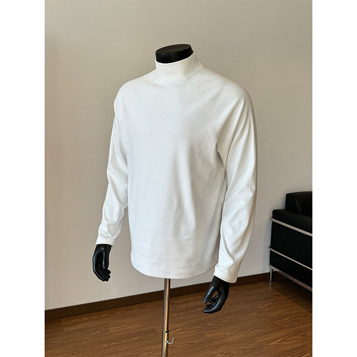 Unisex Oversize-Stehkragen-Sweatshirt mit Raglanärmeln und weichem Baumwollfleece Drune