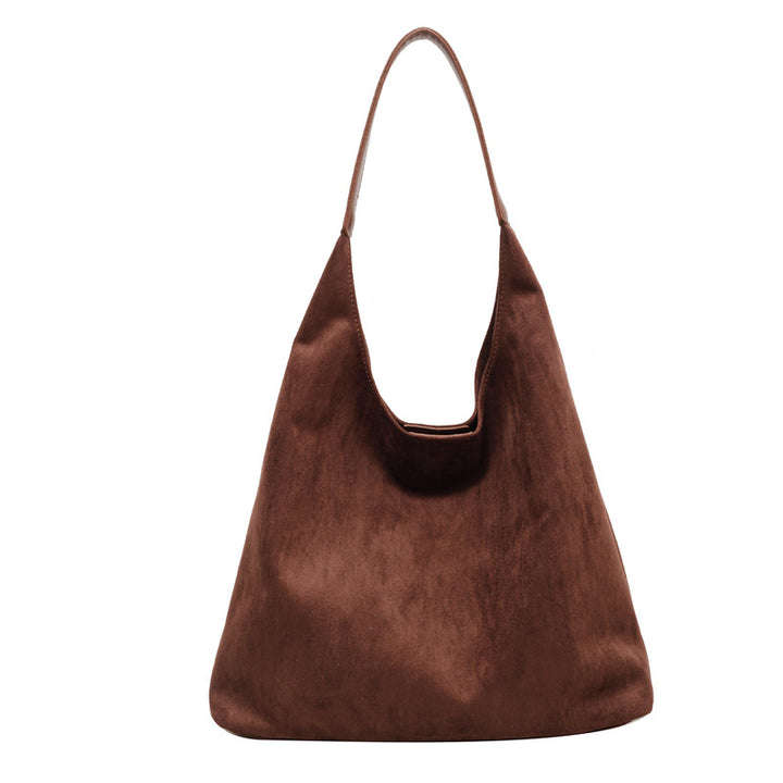 Damen Wildleder Schultertasche Drune