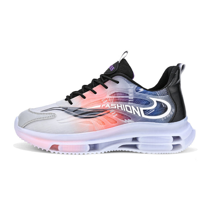 Herren sportlicher Luftkammersneaker mit transparentem TPU-Obermaterial, sichtbarer Luftkapsel und stoßdämpfender Plateausohle Drune