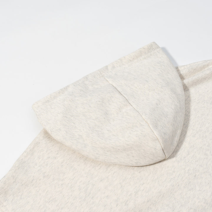Damen Oversize‑Kapuzenpullover mit Leo‑Futter, Used‑Details und Kängurutasche Drune
