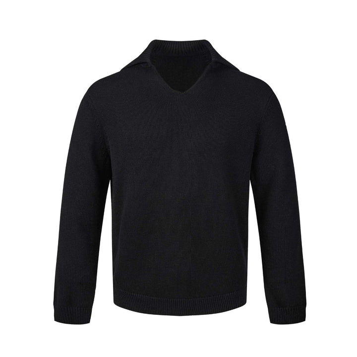 Damen Feinstrickpullover mit V‑Schlitzkragen und geripptem Saum Drune