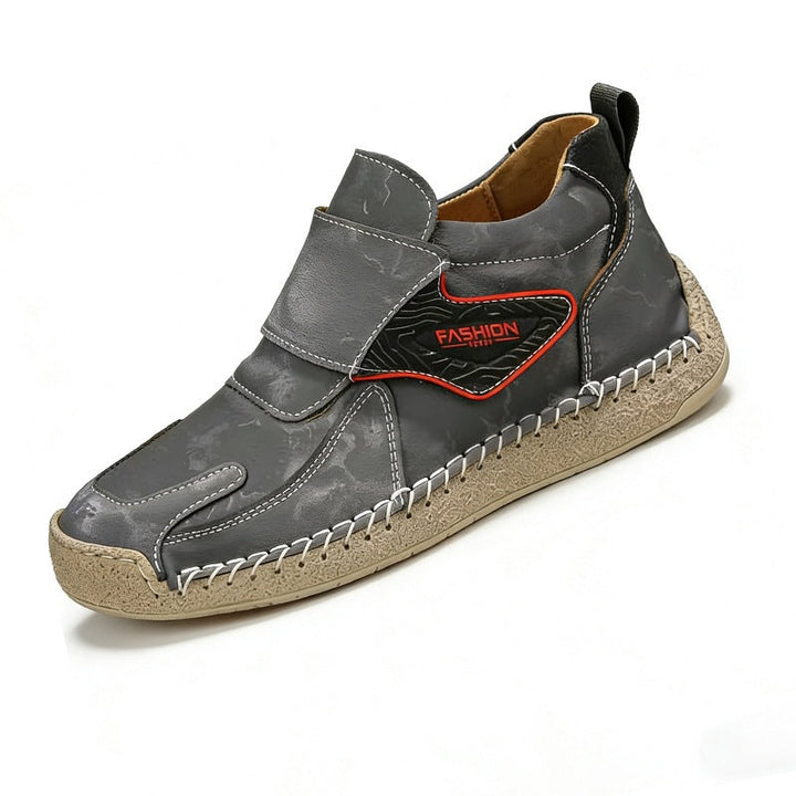 Herren Bequeme und modische Freizeitschuhe mit Klettverschluss Drune