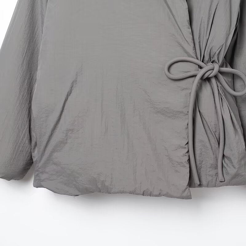 Damen Wickeljacke mit authentischem Design Drune