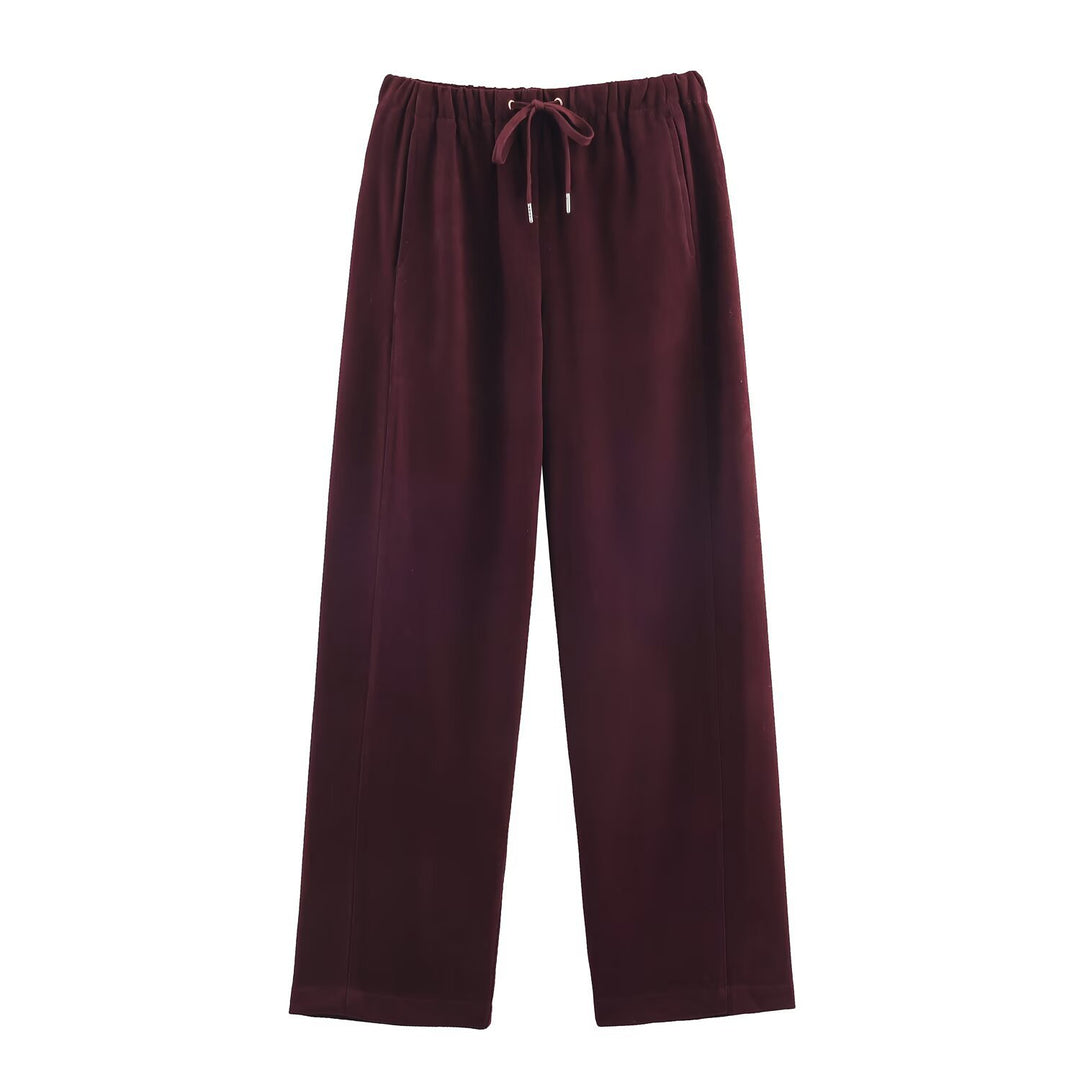 Damen Boxy-Kapuzenjacke aus Veloursoptik mit durchgehendem Reißverschluss und Gummsaum Drune