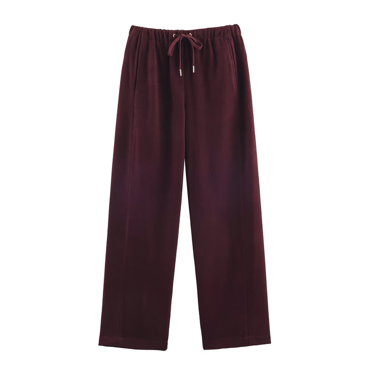 Damen Boxy-Kapuzenjacke aus Veloursoptik mit durchgehendem Reißverschluss und Gummsaum Drune