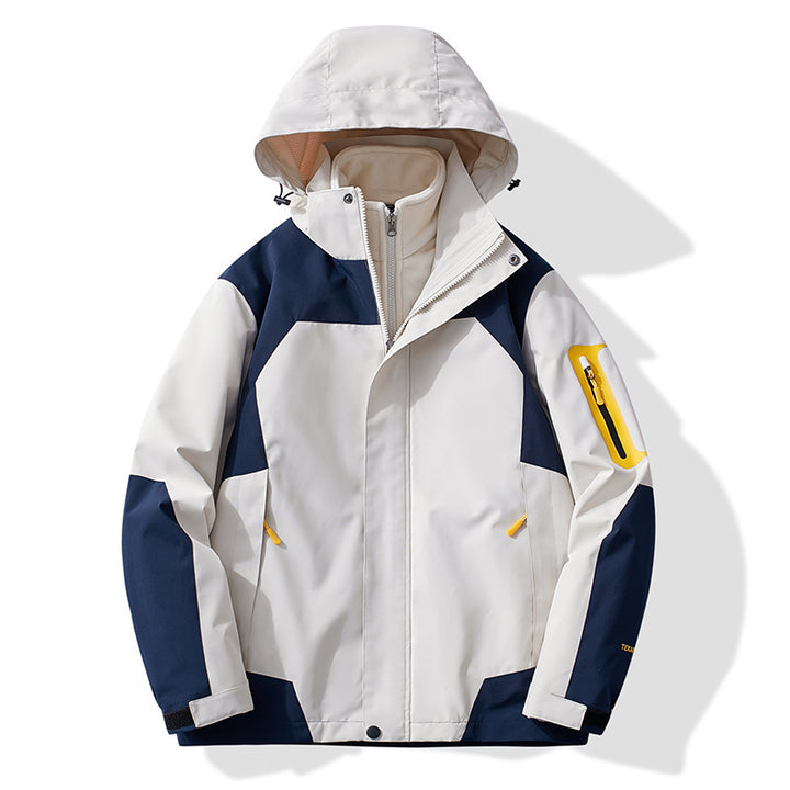 Damen Multifunktionale Trekking-Softshelljacke mit herausnehmbarer Fleece‑Innenlage und Kapuze Drune