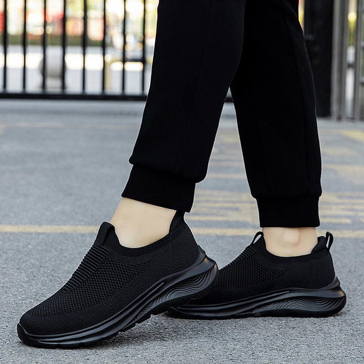 Damen nan nahtloser Strick-Slip-On mit elastischem Einstieg, gepolstertem Komfortfußbett und profiliertem Leichtlaufsohlen-Design Drune