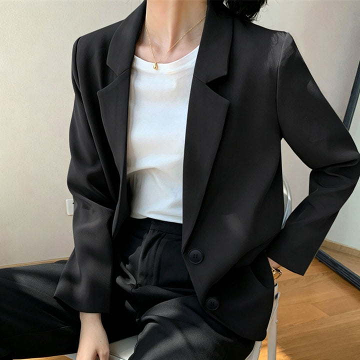 Damen Eleganter Oversized Blazer mit hochwertigen Details Drune