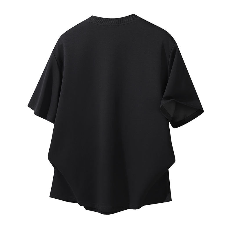 Damen Oversized T-Shirt mit einzigartigen Schulterdetails Drune