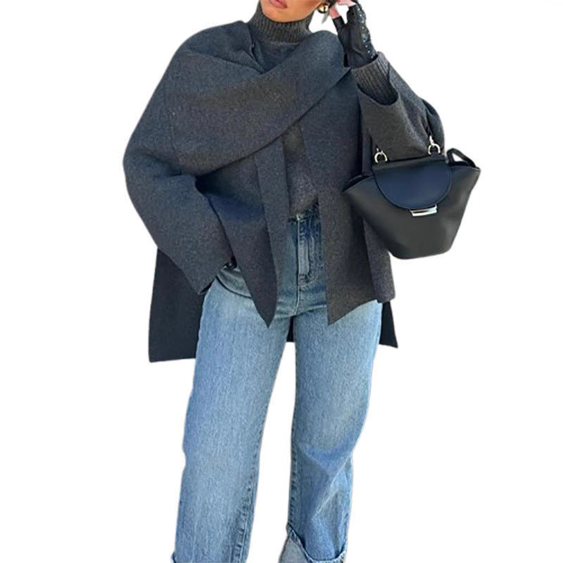 Damen Oversize Wolljacke Drune