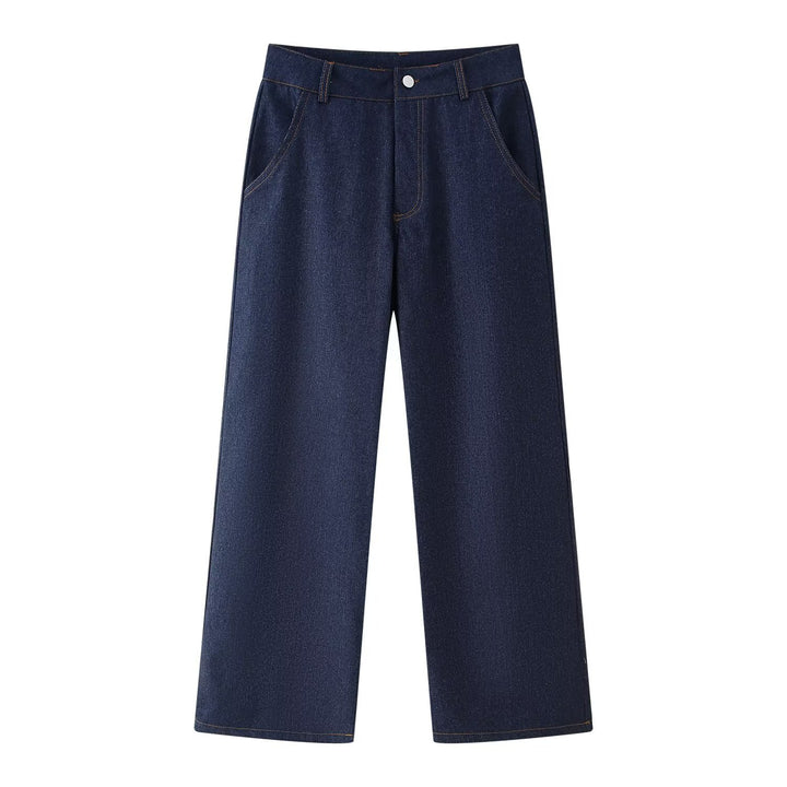 Damen Weit geschnittene Jeanshose Drune