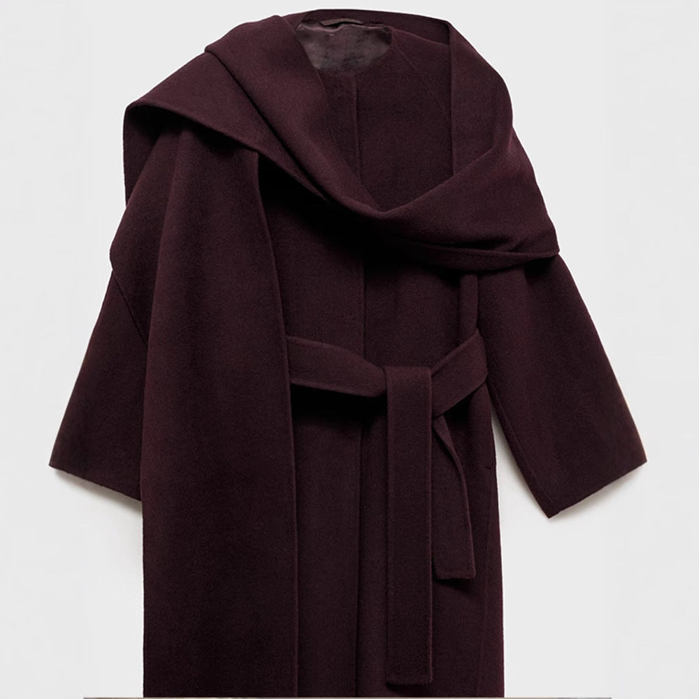 Damen eleganter Überwurf mit asymmetrischem Schnitt Drune