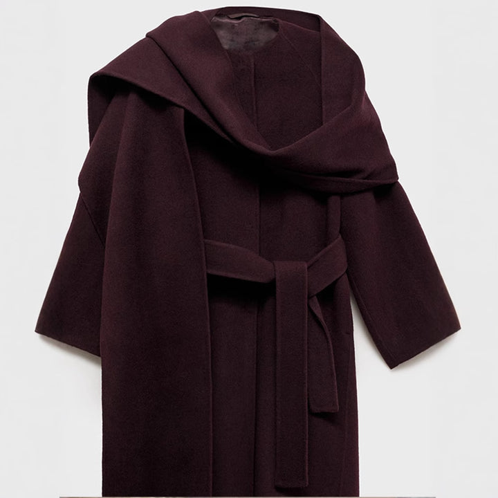 Damen eleganter Überwurf mit asymmetrischem Schnitt Drune