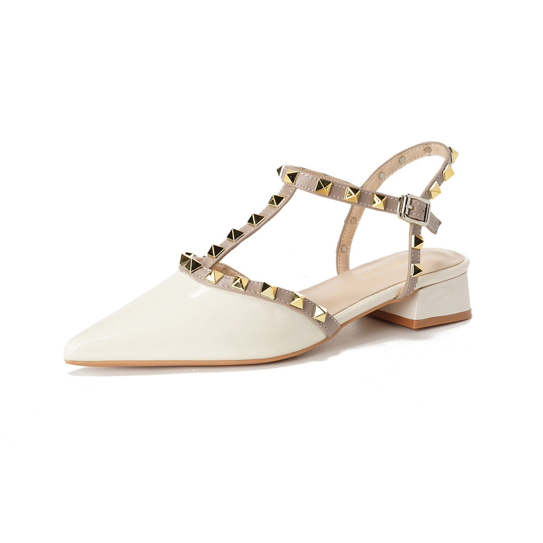 Damen Slingback-Pumps mit elegantem Nieten-Design Drune