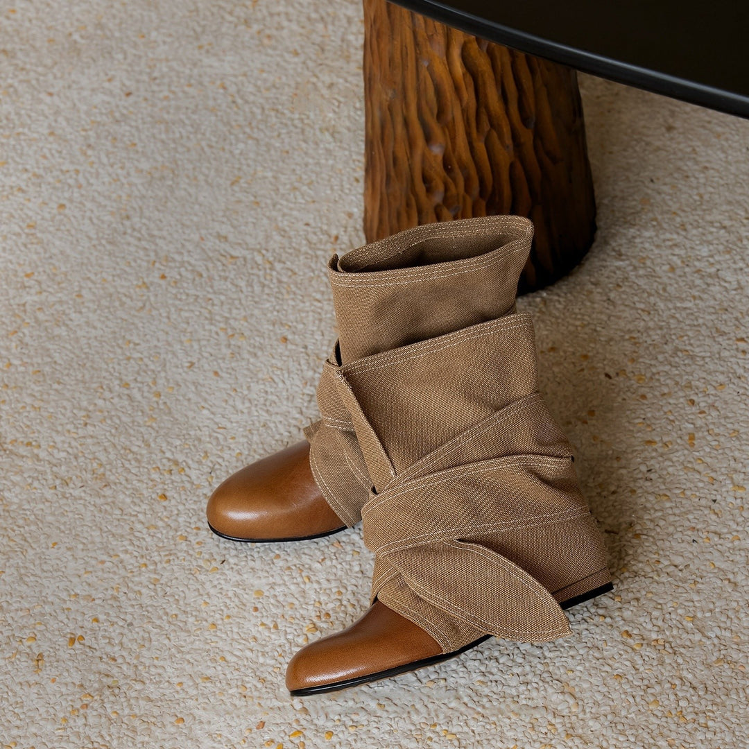 Damen Modische und elegante Softboots Drune