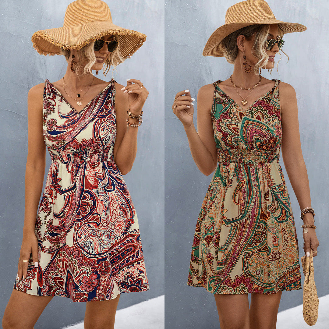 Damen Sommerkleid im Boho-Stil Drune