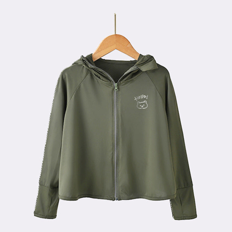 Jungen Outdoor-Schutzjacke mit Kapuze Drune