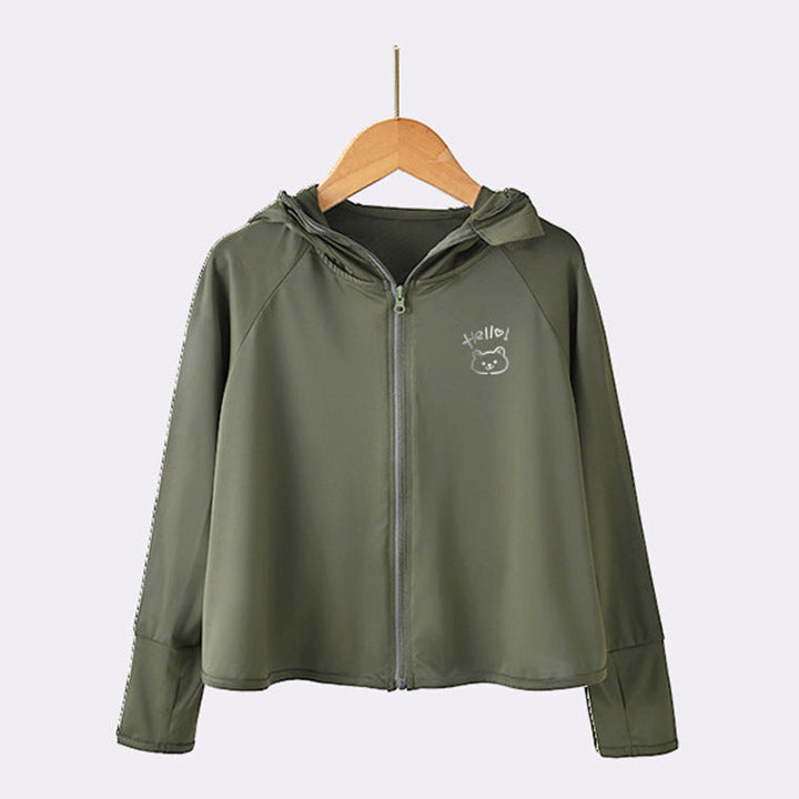 Jungen Outdoor-Schutzjacke mit Kapuze Drune