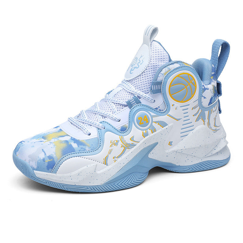 Damen Hochleistungs-Basketball-Sneaker mit atmungsaktivem Mesh-Obermaterial und rutschfester Sohle Drune