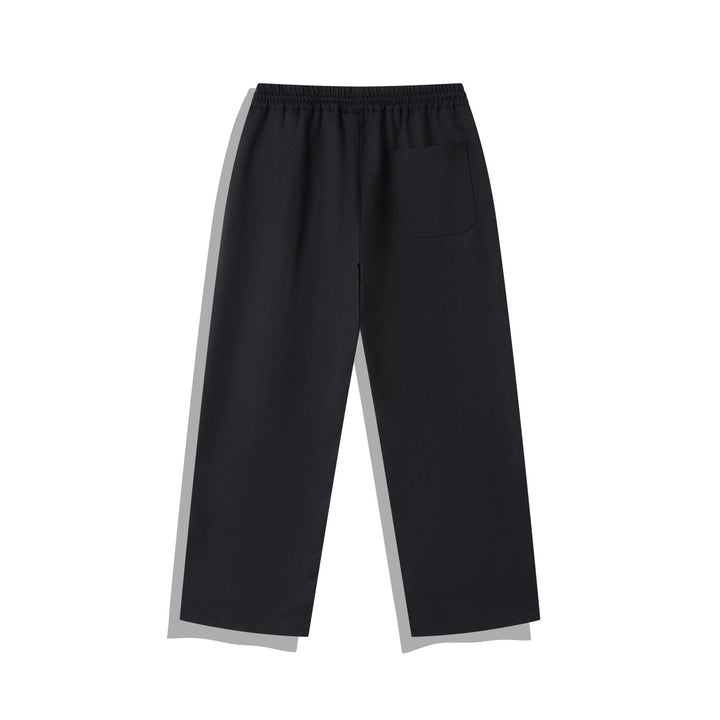 Damen Cropped-Hose im Relaxed-Fit mit Elastikbund, Tunnelzug und Ziersteppungen Drune